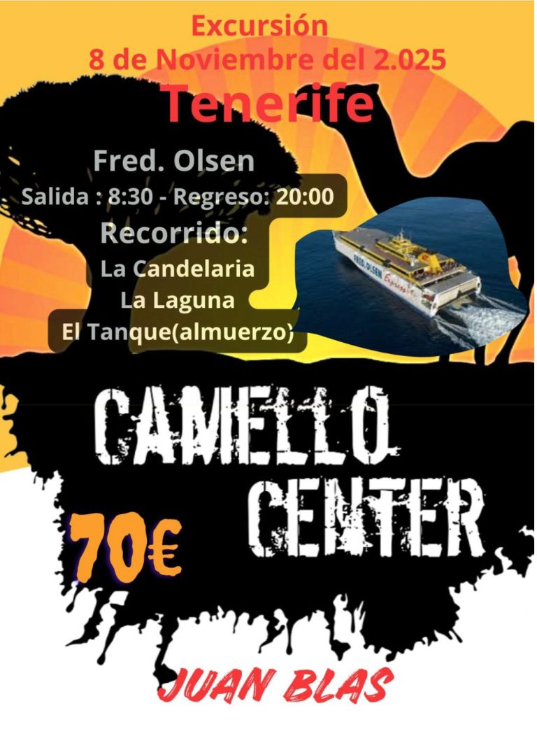 Lee más sobre el artículo Excursión 8 del 11 a Tenerife (El Tanque)