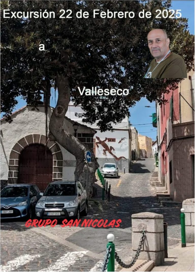 Lee más sobre el artículo Excursión a Valleseco 22 de febrero de 2025